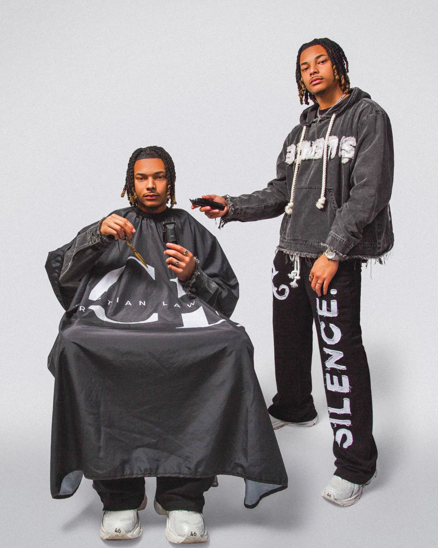 Christian Lawrence with a client — Christian Lawrence studio