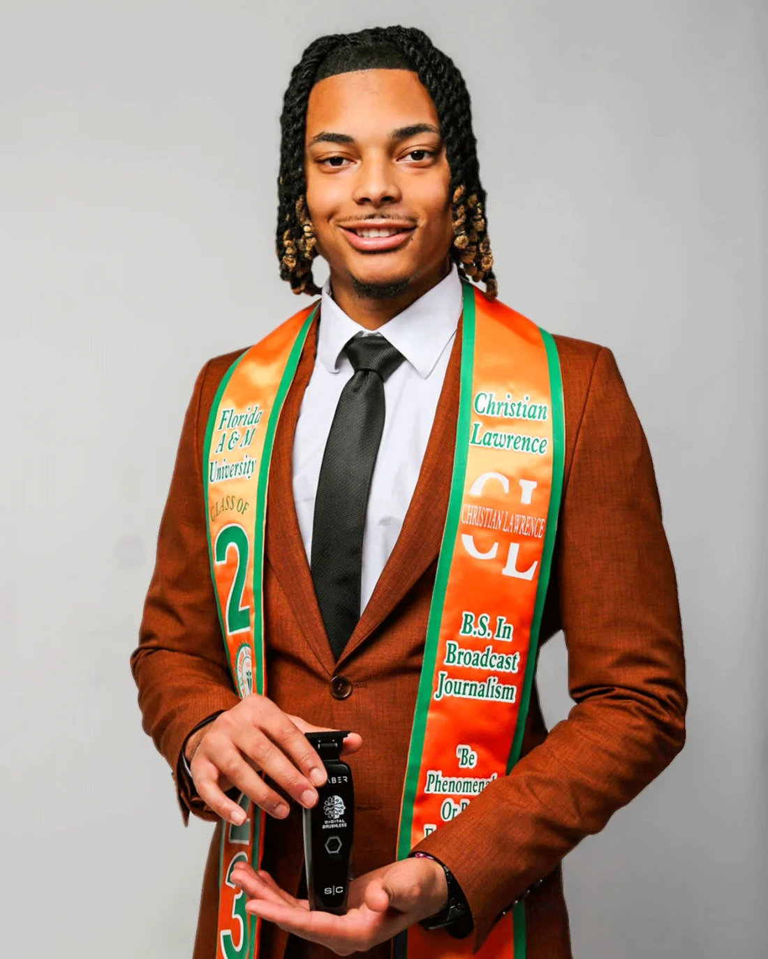 Christian Lawrence — Florida A&M University graduate, B.S. in Broadcast Journalism